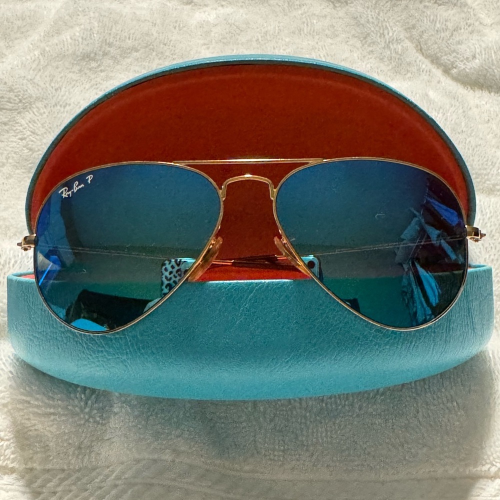 Ray-Ban Blue Aviator Sunglasses